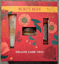 Burt&#39;s Bees Holiday Deluxe Care Trio Set New in Gift Box Holiday Set NEW - £13.19 GBP