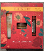 Burt&#39;s Bees Holiday Deluxe Care Trio Set New in Gift Box Holiday Set NEW - £13.38 GBP