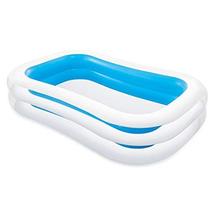 Intex Large Family Inflatable Rectangular Pool 2.62 x 1.75 x 0.56 M | Capacity 7 - £73.23 GBP