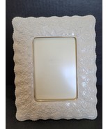 Lenox Wedding Promises Collection Photo Picture Frame Embossed Gold Trim... - $52.02 CAD
