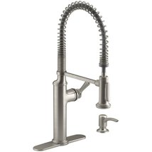 Kohler R10651-SD-VS Sous Kitchen Faucet - Vibrant Stainless - FREE Shipping! - £145.76 GBP