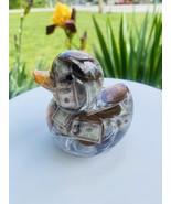 Money Duck, Pennies &amp; Mini 100 Bills In Resin, Duck Gift, Gift Box Included - $34.24 CAD
