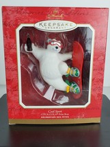Cool Sport`2001`The Coca-Cola Company-Polar Bear`Hallmark Christmas Ornament-New - $12.99