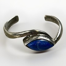 Vintage 925 Sterling Silver Ring With A Blue Stone Size 3.5 Pinky Ring 1.1g - $16.71