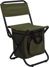 Sequpr Lightweight Backrest Stool Compact Folding Chair Seat, Portable Foldable - £28.72 GBP