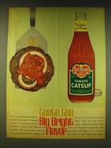1964 Del Monte Tomato Catsup Ad - Taste the big bright flavor - $18.49