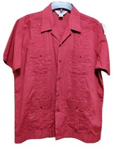 Vintage Men&#39;s Guayaberra Shirt SZ L-LARGE - £16.25 GBP