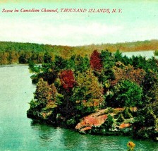 Scene In Candadian Channel Thousand Islands NY New York 1910s DB UNP Postcard - £3.08 GBP