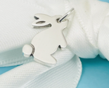 RARE Tiffany Snuggle Bunny Rabbit Charm or Pendant in Sterling Silver - £515.58 GBP