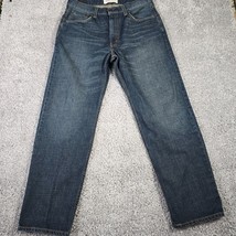 Levis Jeans Mens 34x32 Blue 550 Relaxed Straight Medium Wash Denim - $29.95