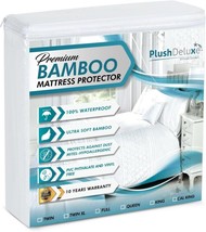 Premium Bamboo Mattress Protector – Waterproof &amp; Ultra Soft Breathable B... - £46.89 GBP+