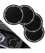 Car Coasters 4 Pack Universal Vehicle Bling Car Coaster Crystal Rhinesto... - £14.83 GBP