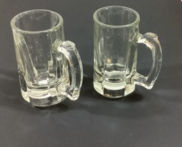 Set of 2 - 6&quot; Tall Glass Smooth Beer Beverage Drink Mug - Clear - $12.60