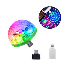 Cell Phone Stage Lights For Android - Mini Rgb Projection Lamp Party Dj Disco - £4.27 GBP