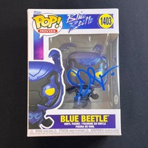 Angel Manuel Soto Signed Blue Beetle Funko Pop #1403 PSA/DNA Blue Beetle - £119.89 GBP