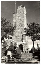 RPPC Sanborn Postcard S-1814 Will Rodgers Shrine of the Sun, Colorado Springs CO - £11.65 GBP