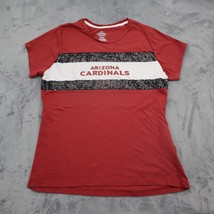 Majestic Shirt Womens XL Red Short Sleeve Round Neck Arizona Cardinal T Shirt - £17.88 GBP