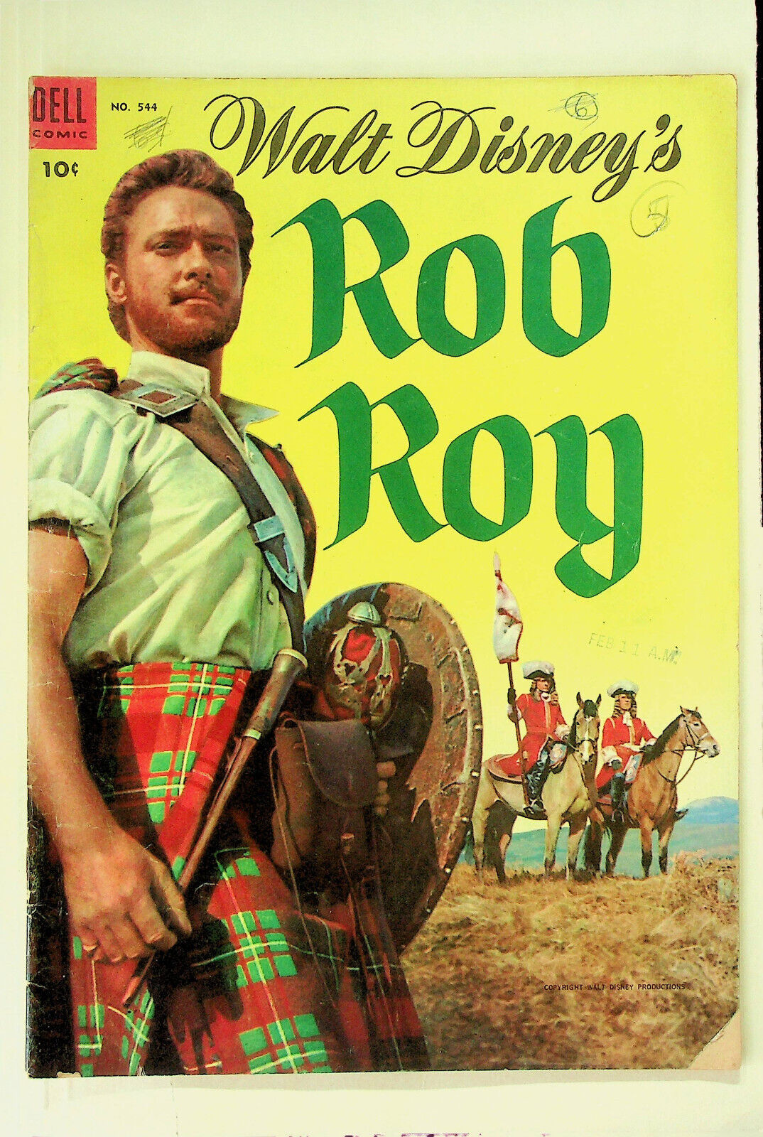 Primary image for Four Color #544 - Walt Disney's Rob Roy (1954, Dell) - Good-