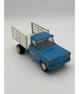 Vintage Tonka Blue Stake Truck Pressed Steel Toy Vehicle White Bed Class... - $94.99 CAD