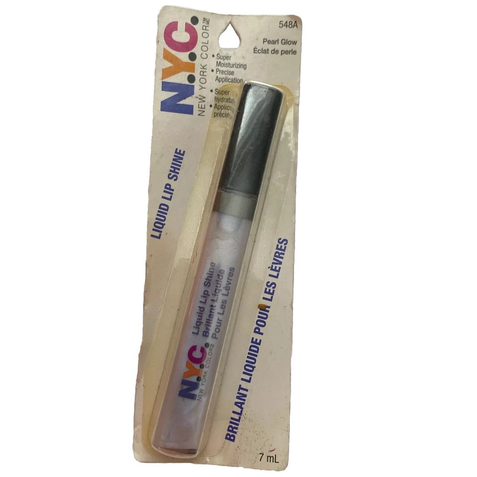 NYC New York Color 548A Pearl Glow Liquid Lip Shine Gloss Lipgloss - $10.76