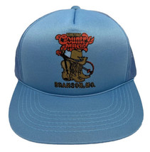 Vintage Love That Country Music Hat Cap Snap Back Blue Mesh Trucker Branson MO - £15.81 GBP