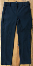 J Crew Cameron Womens Flat Front Black Slacks Work Dress Pants 4 31” x 27“ - $19.99