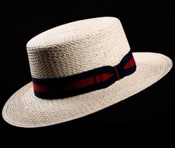 Genuine Panama Hat from Ecuador &quot;Boater&quot; - £129.10 GBP