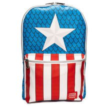 Captain America Costume Mini Backpack with Pin - £63.60 GBP