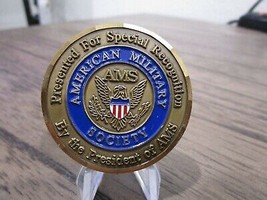 American Military Society Old Glory President Of AMS Challenge Coin #919K - £7.08 GBP