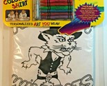 ARIZONA WILDCATS Coloring Shirt w/ Fabric Crayons Art Craft Kit MagiCray... - $8.99