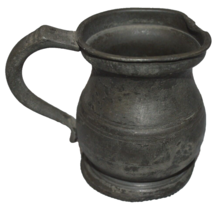 Antique Pewter Mug by James Yeats,  1860-1882, 3-3/4” Tall - $67.00