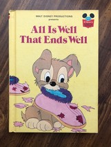 Vintage Disney&#39;s Wonderful World of Reading Book!!! All is Well That End... - $8.99