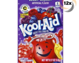 12x Packets Kool-Aid Berry Cherry Flavor Caffeine Free Soft Drink Mix | ... - £7.68 GBP