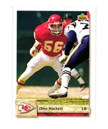 1992 Upper Deck #431 Dino Hackett Kansas City Chiefs - £3.93 GBP