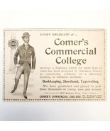 Comer&#39;s Commercial College 1897 Advertisement Victorian Boston School AD... - $19.99