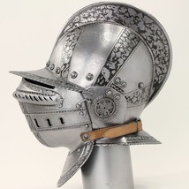 Medieval Replica Italian Helmet 1490 European Closed Burgeonet Brescia, Museum - £317.56 GBP