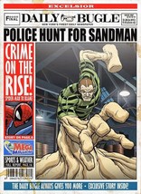 Spiderman Daily Bugle Police Hunt For Sandman Marvel Avengers  - £2.38 GBP