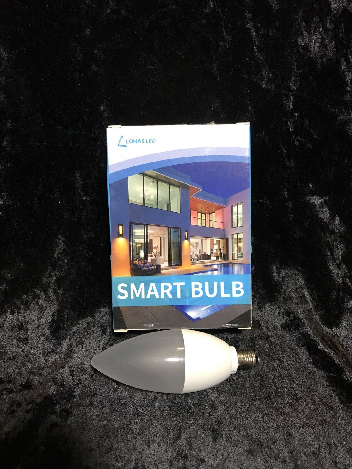2 pack LED 4Watt Wifi Smart C35 Candle Bulb WiFi, Google, Alexa, Daylight - $9.89