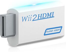 Wii to HDMI Adapter Converter 1080P HDMI Output Wii Connector with 3.5Mm... - $7.59