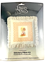 Precious Moments Needlepoint Pillow LOVE ONE ANOTHER  Stitchery Kit 8412 - $19.79