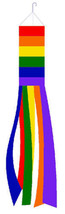 60&quot; Rainbow Windsock Gay Pride Lesbian Lgbt Flag Outdoor Indoor F - £13.57 GBP