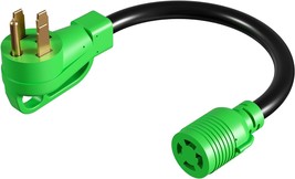 Oviitech Nema 14-50P To L14-30R Generator Transfer Switch Adapter, Green - $32.99