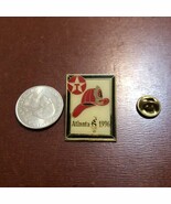 Texaco 1996 Atlanta USA Olympics Team Pin Fire Hat Made in 1992 - $13.02 CAD