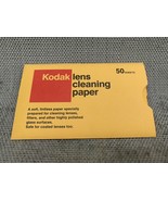 Kodak Lens Cleaning Paper. 50 sheets. No Longer Made. FREE SHIPPING C0 - £5.89 GBP