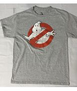 Ghostbusters Distressed Logo Men&#39;s Grey Heather T-Shirt New Medium - €7,64 EUR