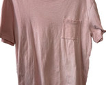 J Crew T Shirt  Womens Size L Pink Short Sleeved Round Neck - $4.89