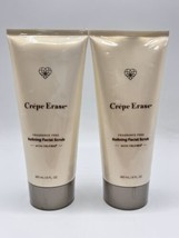 (2) CREPE ERASE Advanced Refining Facial Scrub Trufirm Fragrance Free Sealed 6oz - £15.72 GBP