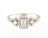 Women&#39;s Solitaire ring 14kt White Gold 326110 - £642.17 GBP