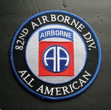 ARMY 82nd AIRBORNE DIVISION ALL AMERICAN EMBROIDERED PATCH 5 INCHES - $8.95