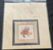 Heartland House Designs Lion Fish Cross Stitch Kit Mip - £11.43 GBP